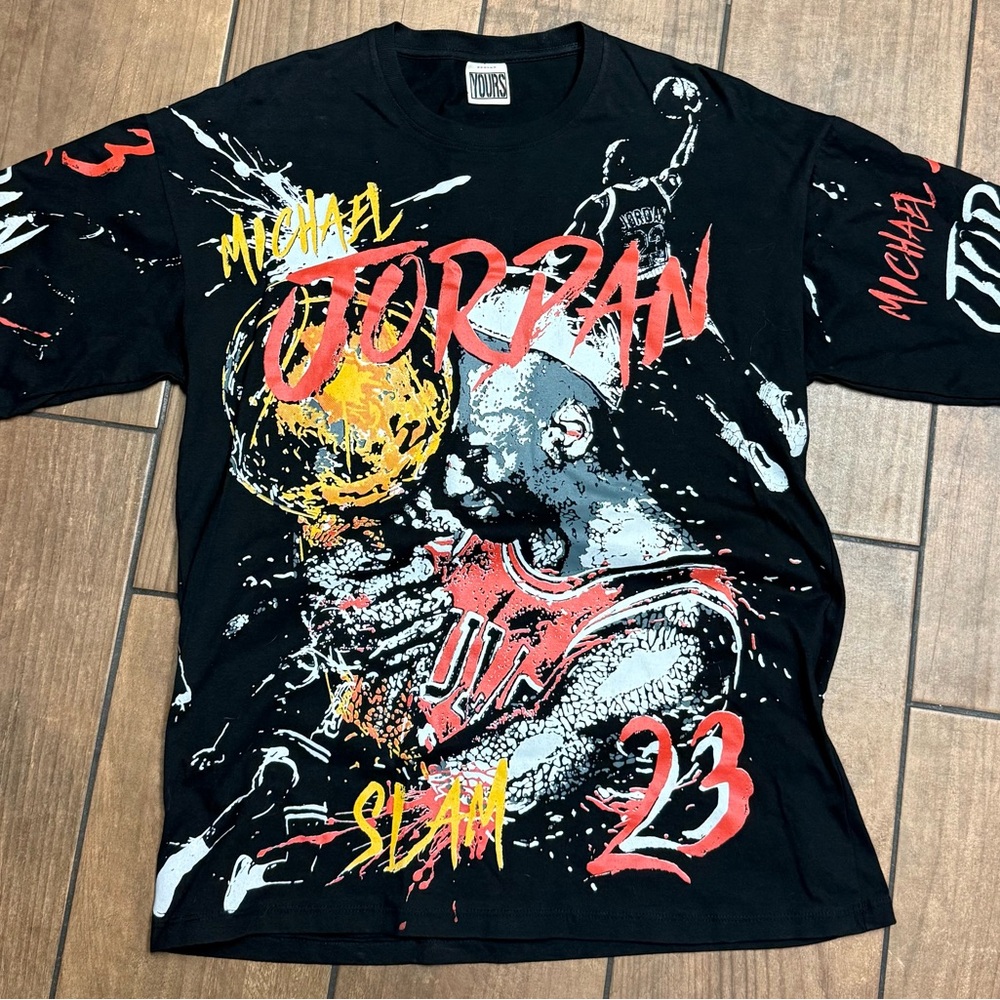 Crazy vintage AOP Michael Jordan T-Shirt size large